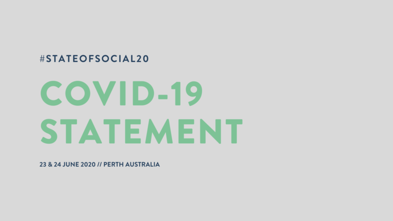 A statement regarding COVID-19