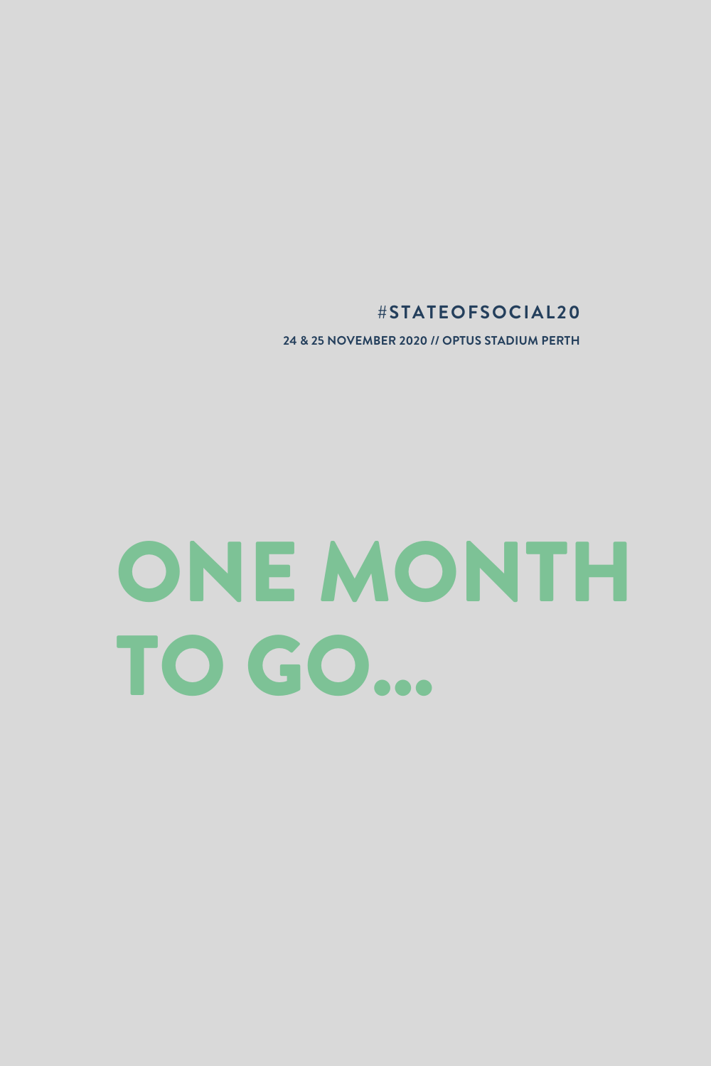 One month until State of Social ’20 turns your 2020 frown upside down