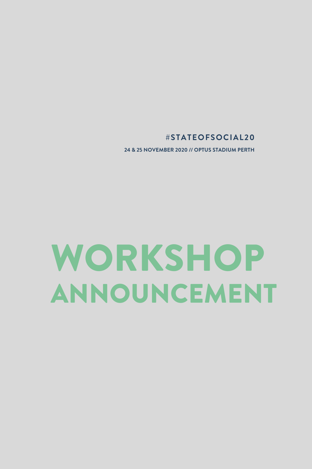 SOS ’20 workshop announcement: Social stories and puppies