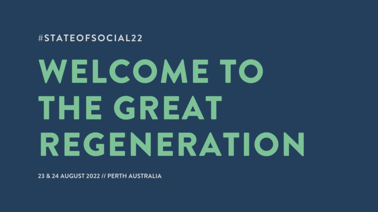 Forget the Great Resignation. Welcome to the Great Regeneration at SOS22.
