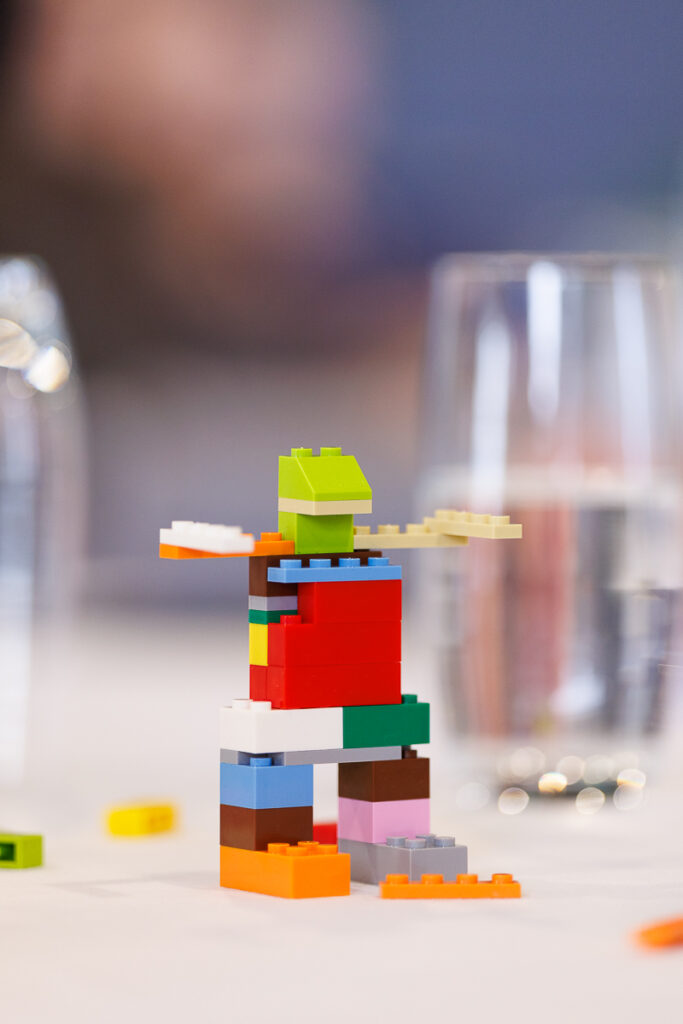 Small Lego figure built on a table, State of Social ’26