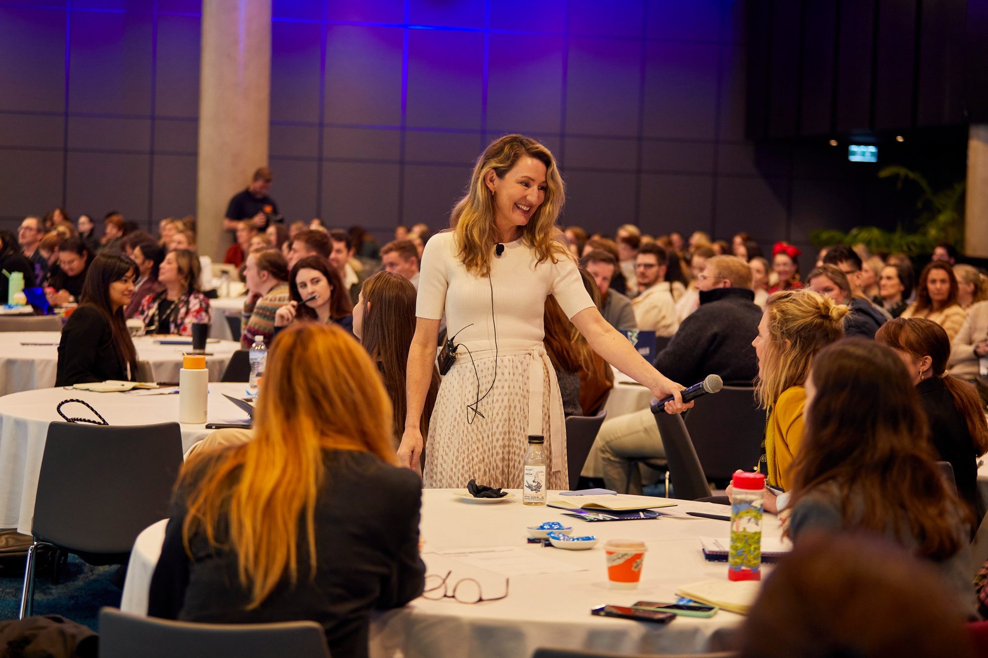 Lucy Kough with delegates at SOS23