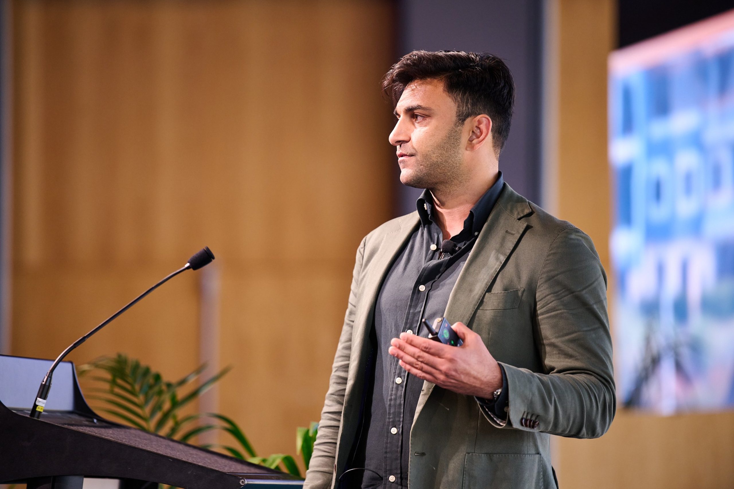 Imran Masood on stage at SOS24: Why transparency matters